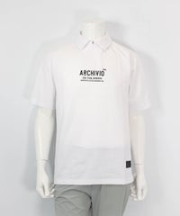 シアーサッカーUVポロシャツ (NEW ERA®コラボ)（ホワイト）前