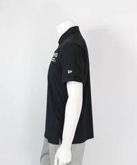 UV速乾ポロシャツ (NEW ERA®コラボ)（ブラック）左横