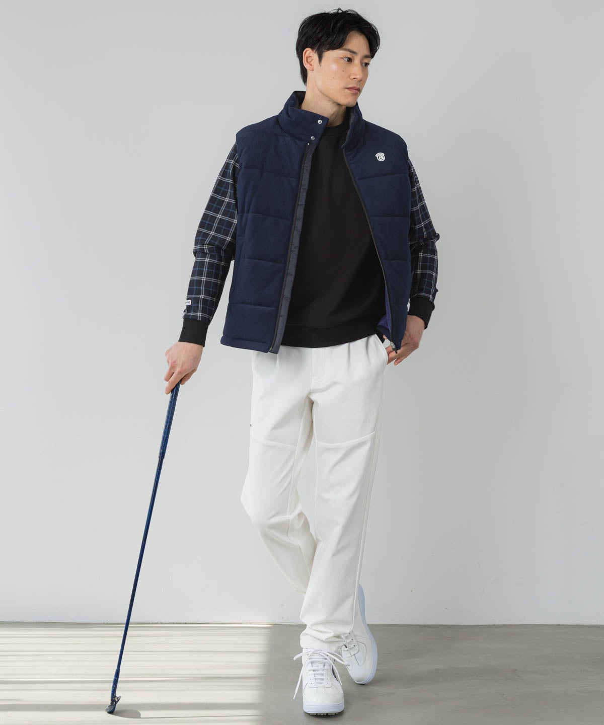 モデル着用画像(ネイビー)