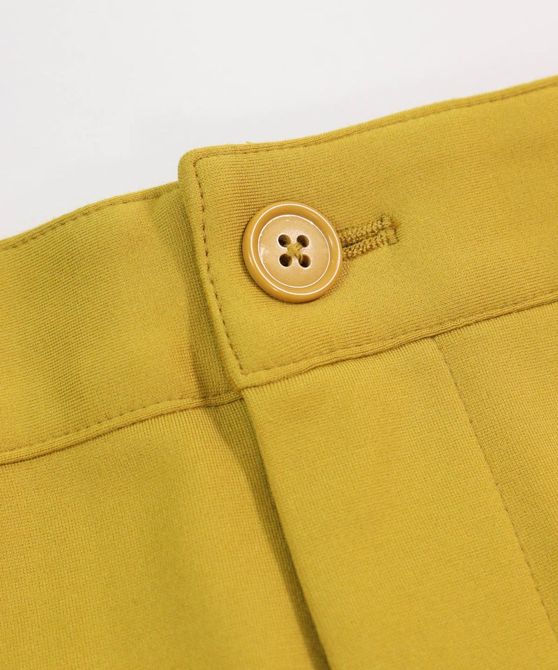 ファスナー部分ボタン（イエロー）