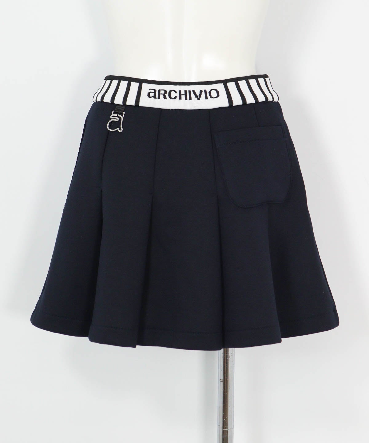ダンボールプリーツ保温スカート（ネイビー）バック