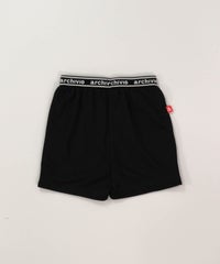 ウエストロゴ保温ペチパンツ（ブラック）バック）