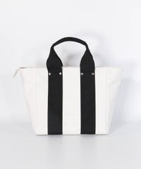  【メンズ】立体ポケットカートバッグ（ホワイト）バック
