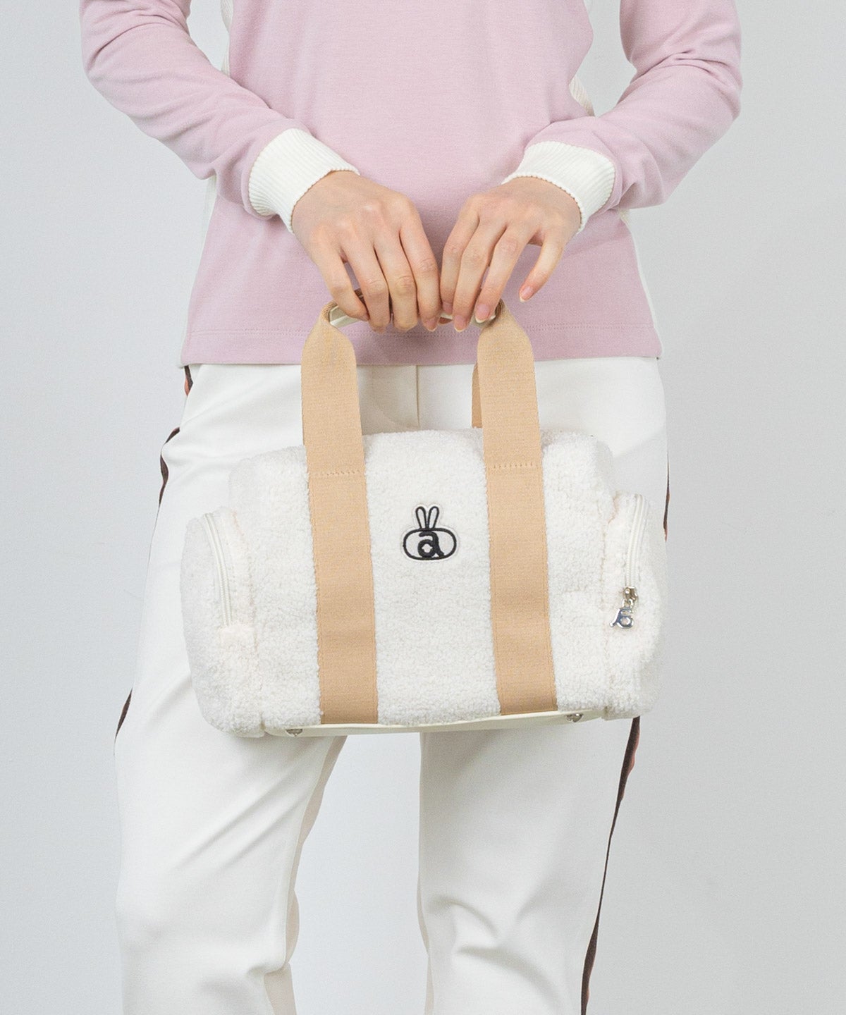 ARCHIVIO アルチビオ カートバッグ ファー ホワイト系 ボアカートバッグ|アルチビオ - ゴルフウェアや婦人服通販