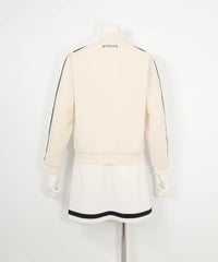 スカラップブルゾン（ホワイト）後ろ