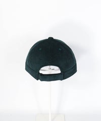 コーデュロイキャップ（グリーン）後ろ