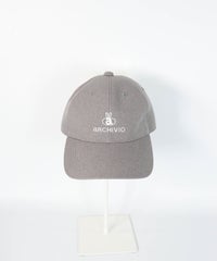 ボンボン付き2WAYキャップ（グレー）前