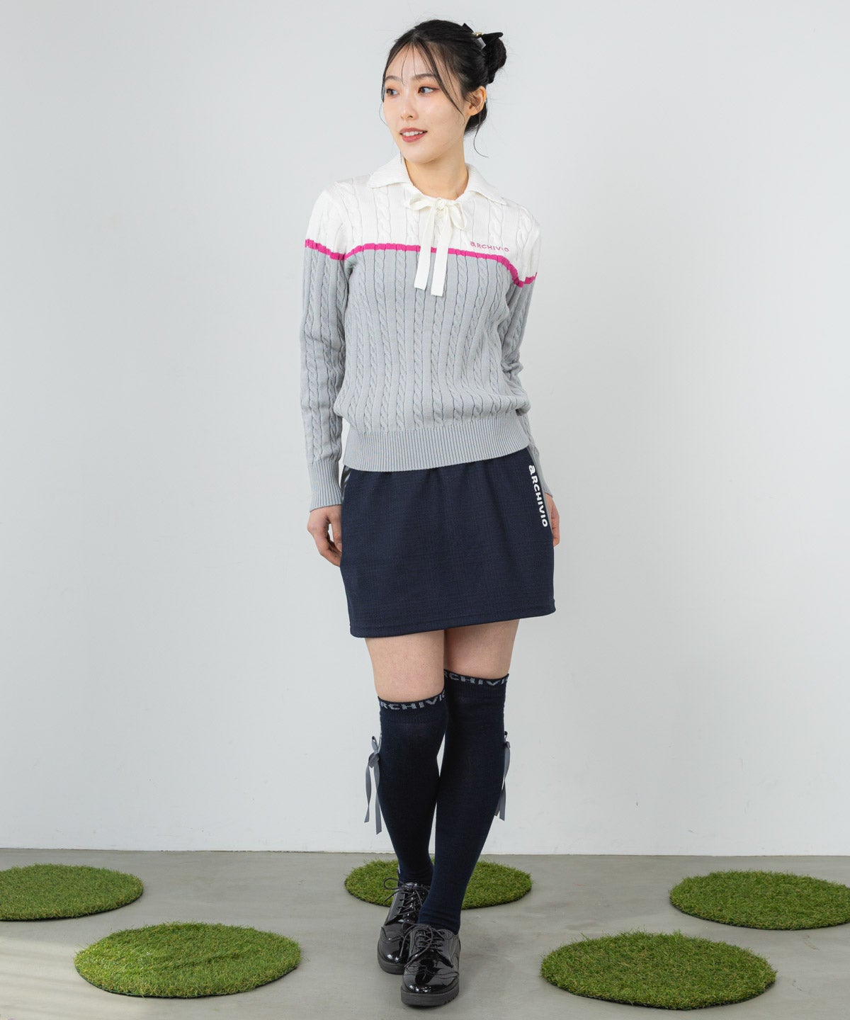 モデル着用画像(ネイビー)