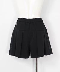 異素材切替撥水ショートパンツ後（ブラック）