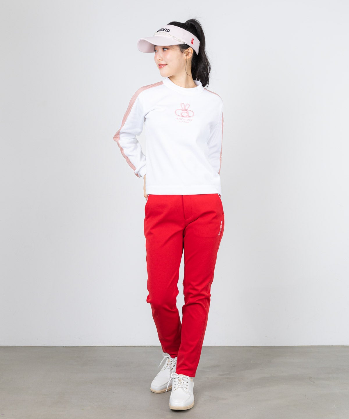 モデル着用画像（レッド）
