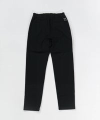 【メンズ】コットン混ポイント刺繍パンツ（ブラック）後ろ
