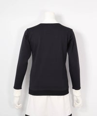 UV冷感襟風ダンボールプルオーバー後（ブラック）
