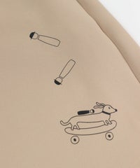 プリント部分（ベージュ）