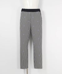千鳥柄UVダンボールパンツ（ブラック）フロント