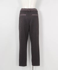 千鳥柄UVダンボールパンツ（グレー）バック