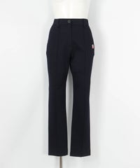 センタークリース速乾テーパードパンツ（ネイビー）前