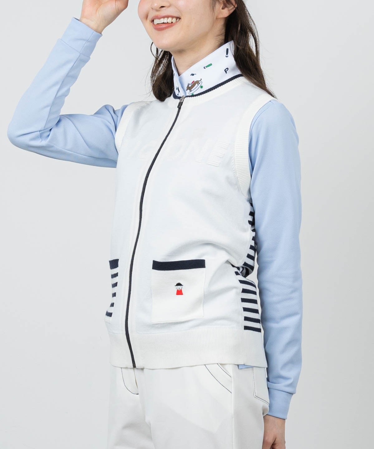 モデル着用画像(ホワイト)