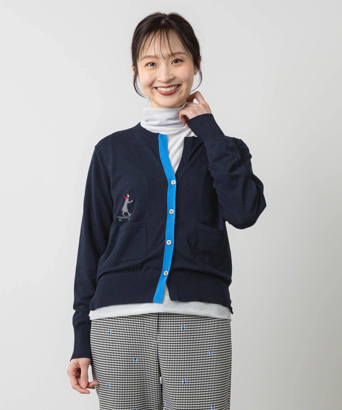 モデル着用画像(ネイビー)