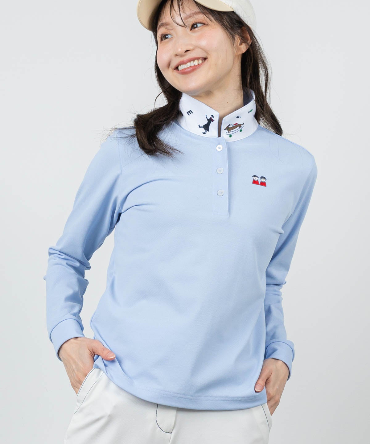 モデル着用画像(ライトブルー)