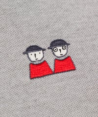 ピコ刺繍部分（ライトグレー）