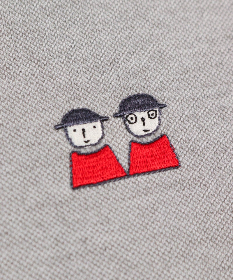 ピコ刺繍部分（ライトグレー）