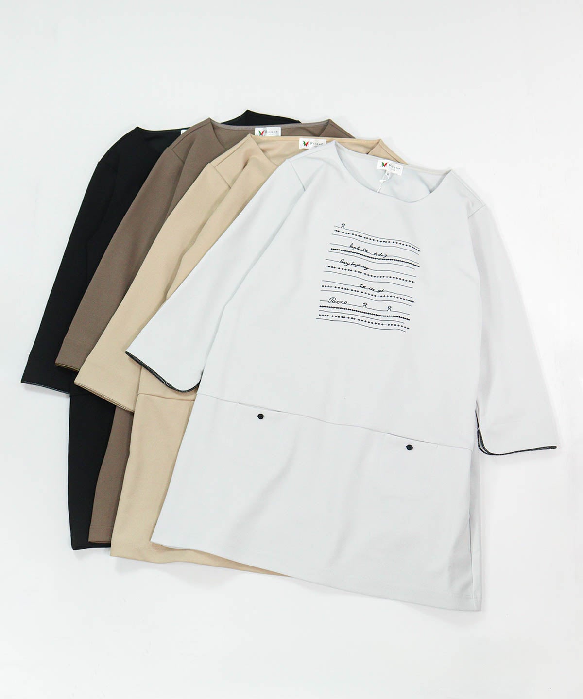 UV冷感七分袖チュニック|ピッコーネクラブ - ゴルフウェアや婦人服通販