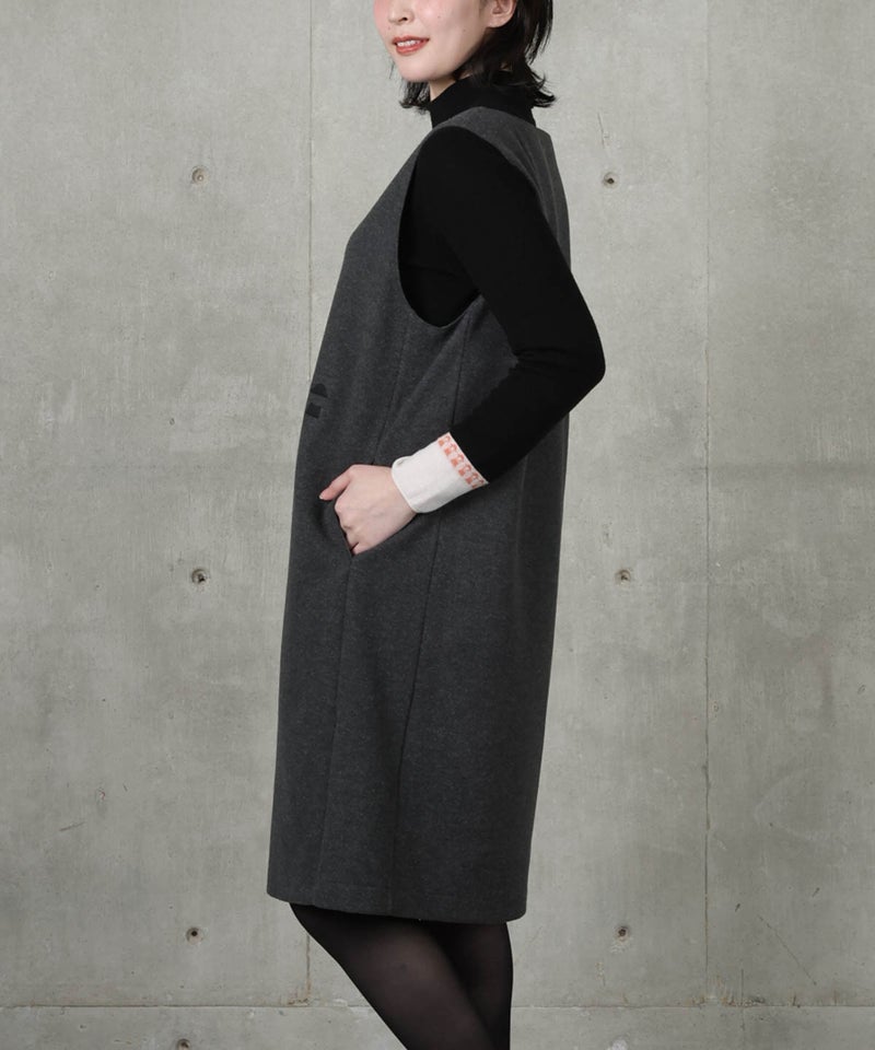 モデル着用画像（グレー）