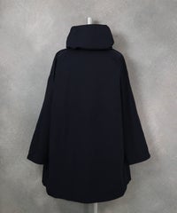 キルトライナー付きコート(ネイビー)後ろ