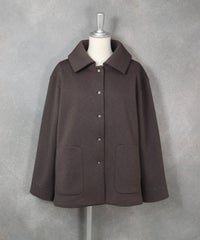 ステンカラージャケット（ブラウン）