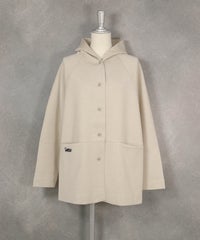 フード付ダンボールジャケット(ベージュ)前