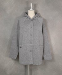 フード付ダンボールジャケット(ライトグレー)前
