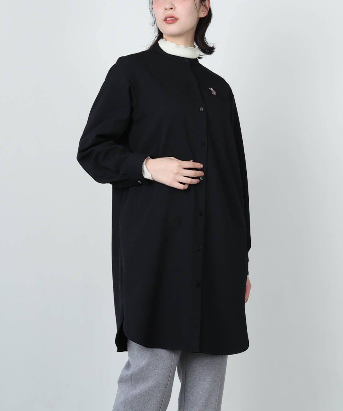 モデル着用画像(ネイビー)