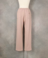 裏起毛ピンタックスウェットパンツ（ピンク）バック