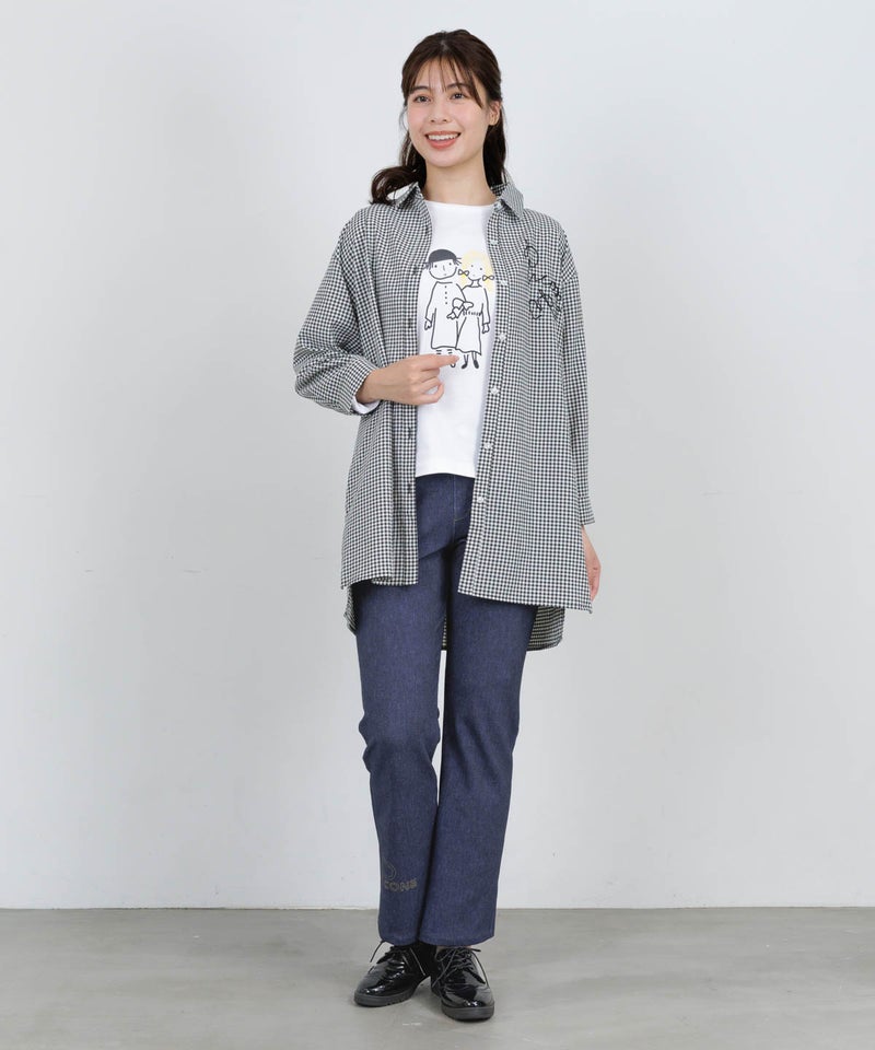 モデル着用画像(ネイビー)