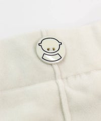ボタン部分（ホワイト）