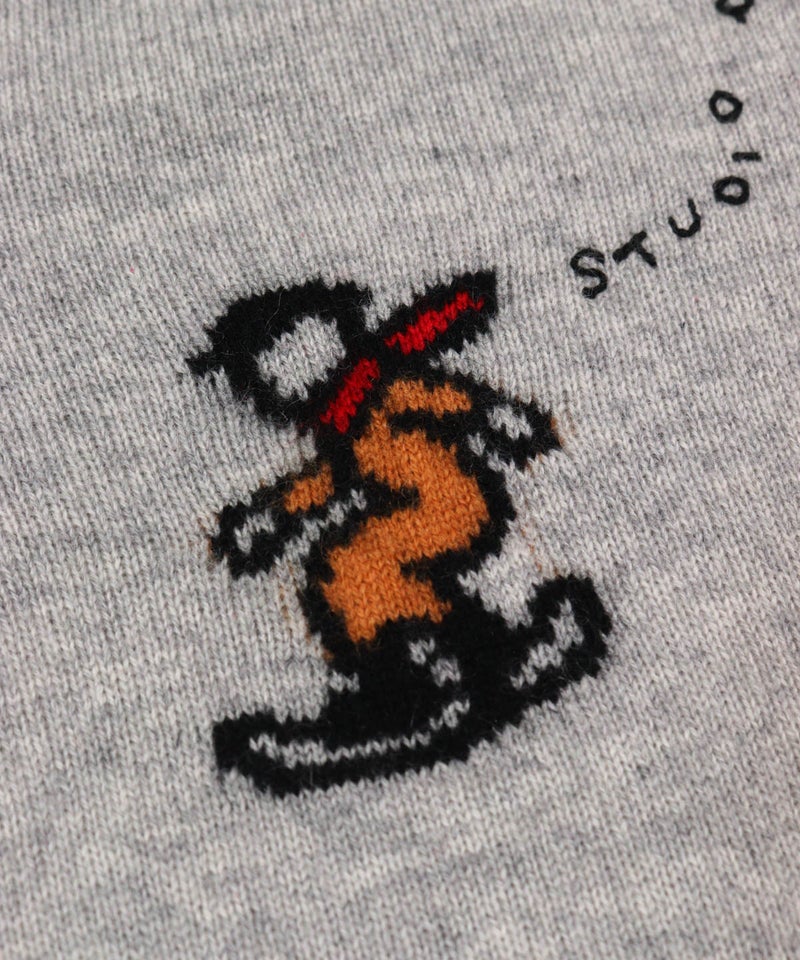 刺繍部分（グレー）