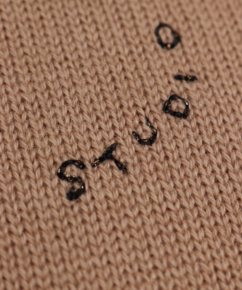 刺繍部分アップ（ベージュ）
