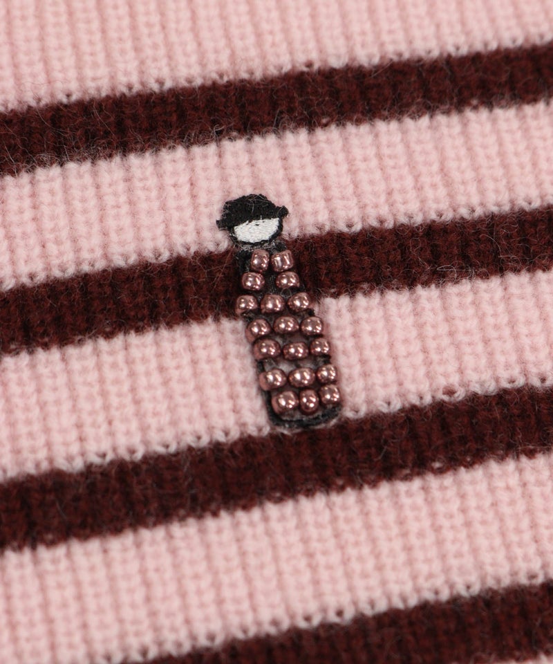 刺繍部分（ピンク）