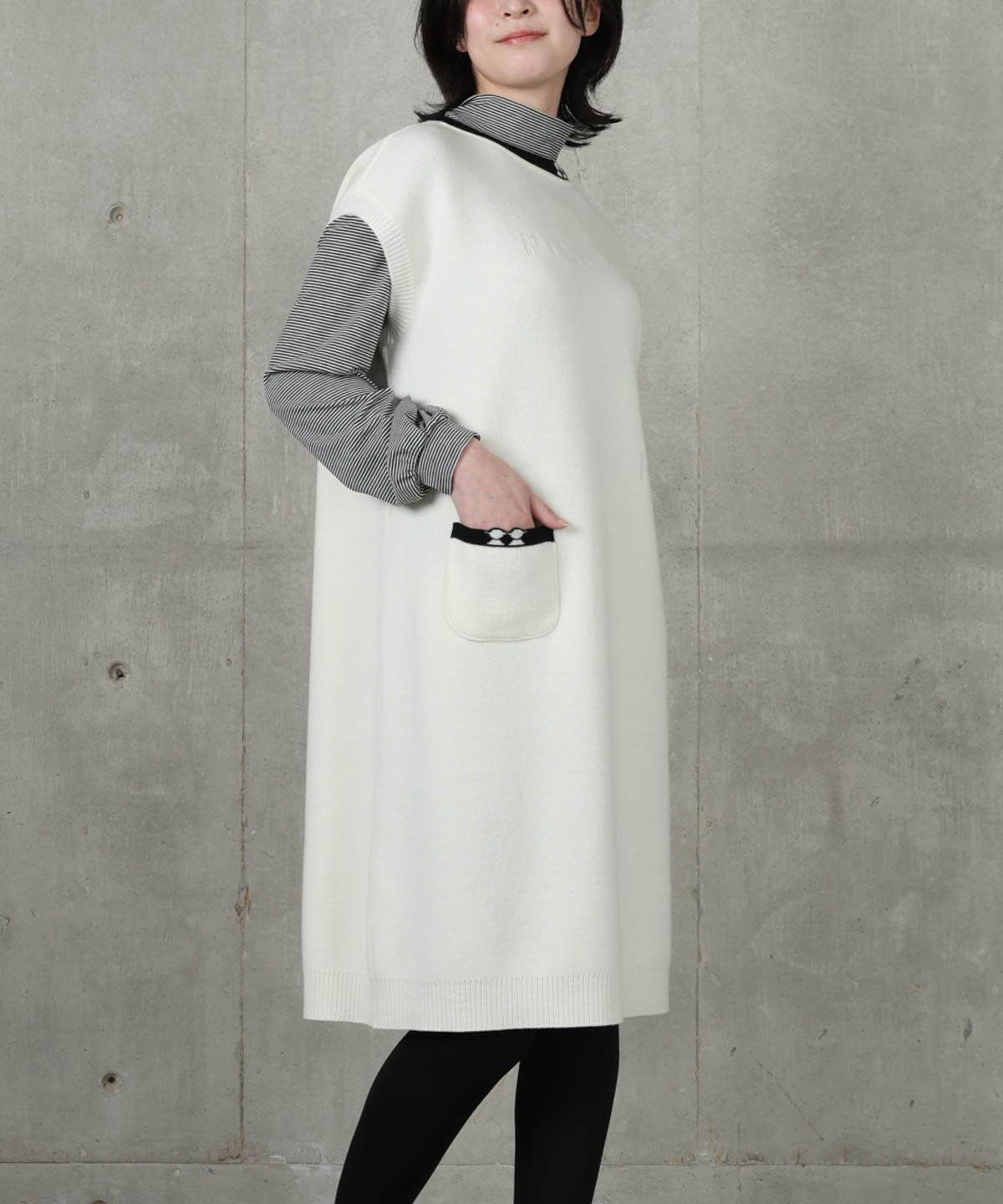 モデル着用画像(ホワイト)
