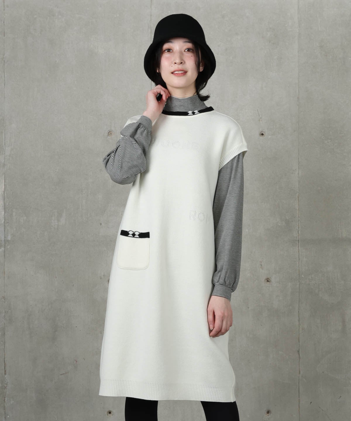 モデル着用画像(ホワイト)