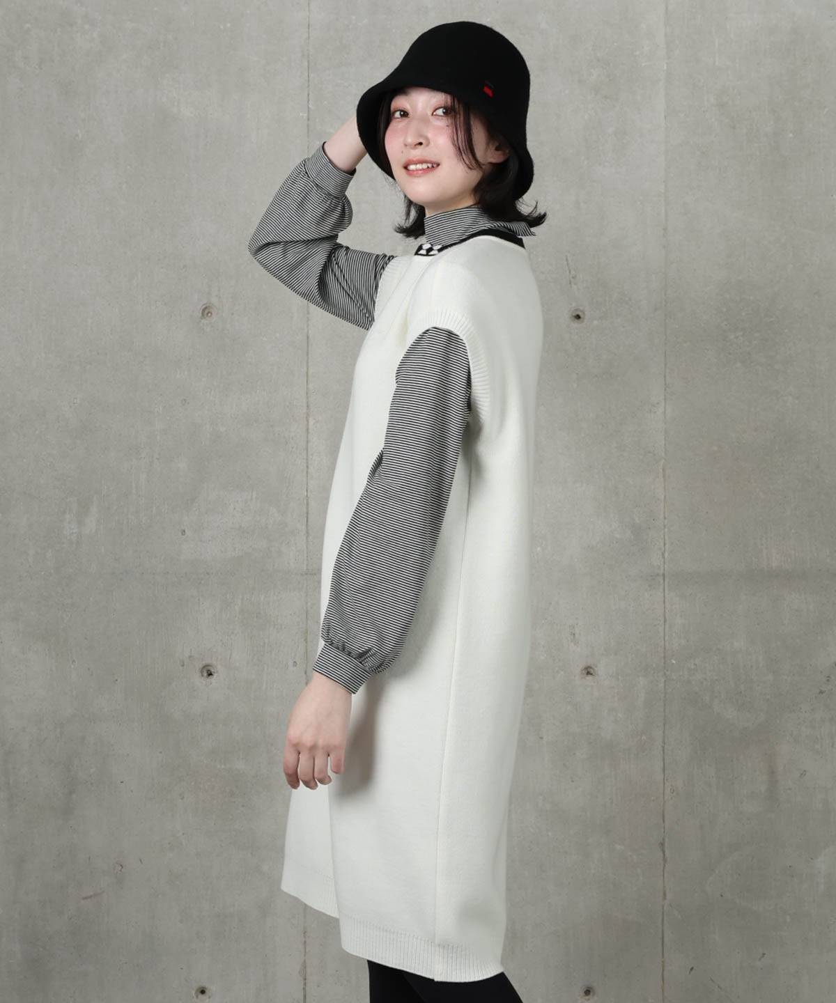 モデル着用画像(ホワイト)