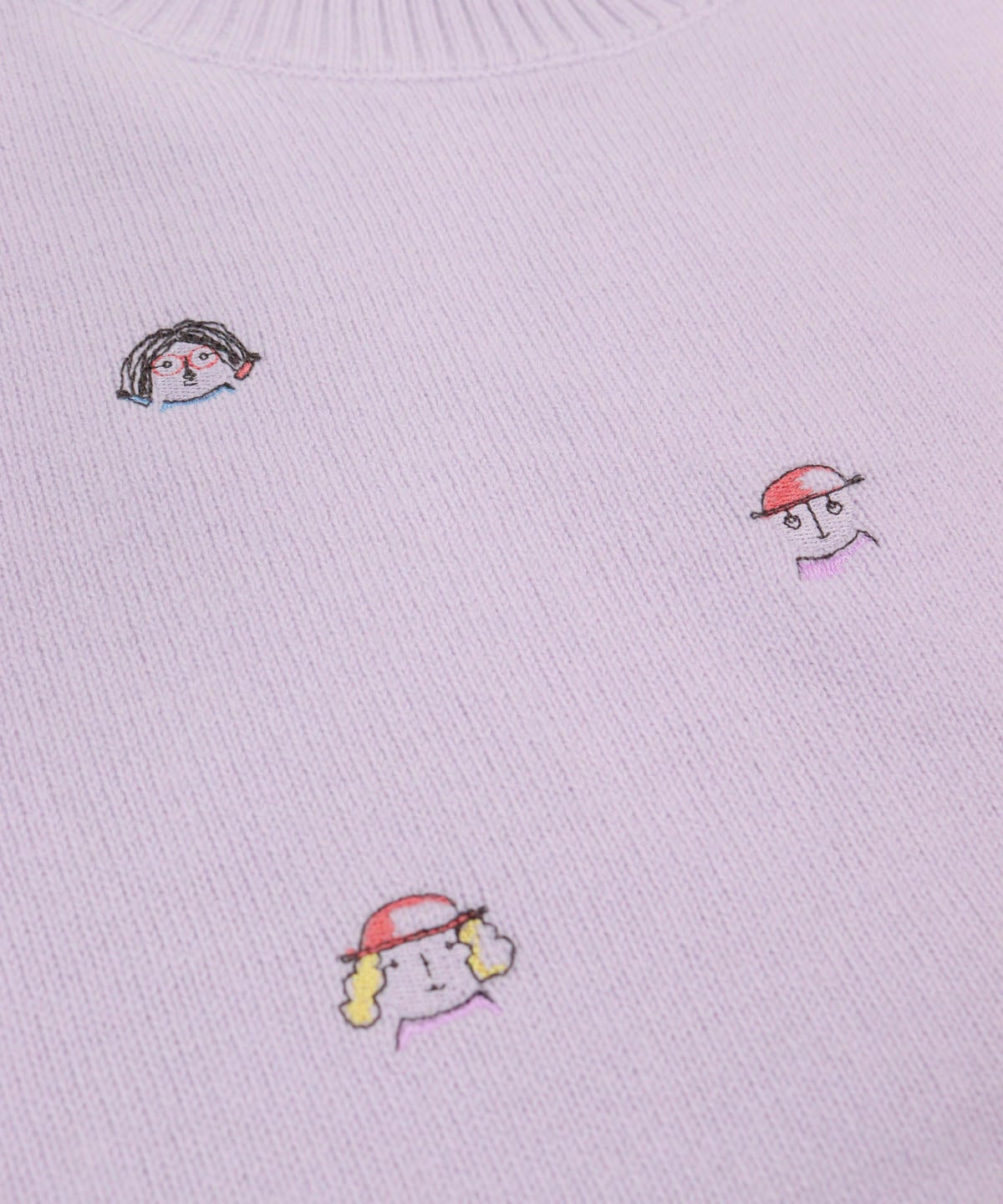 刺繍（ライトパープル）