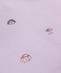 刺繍（ライトパープル）