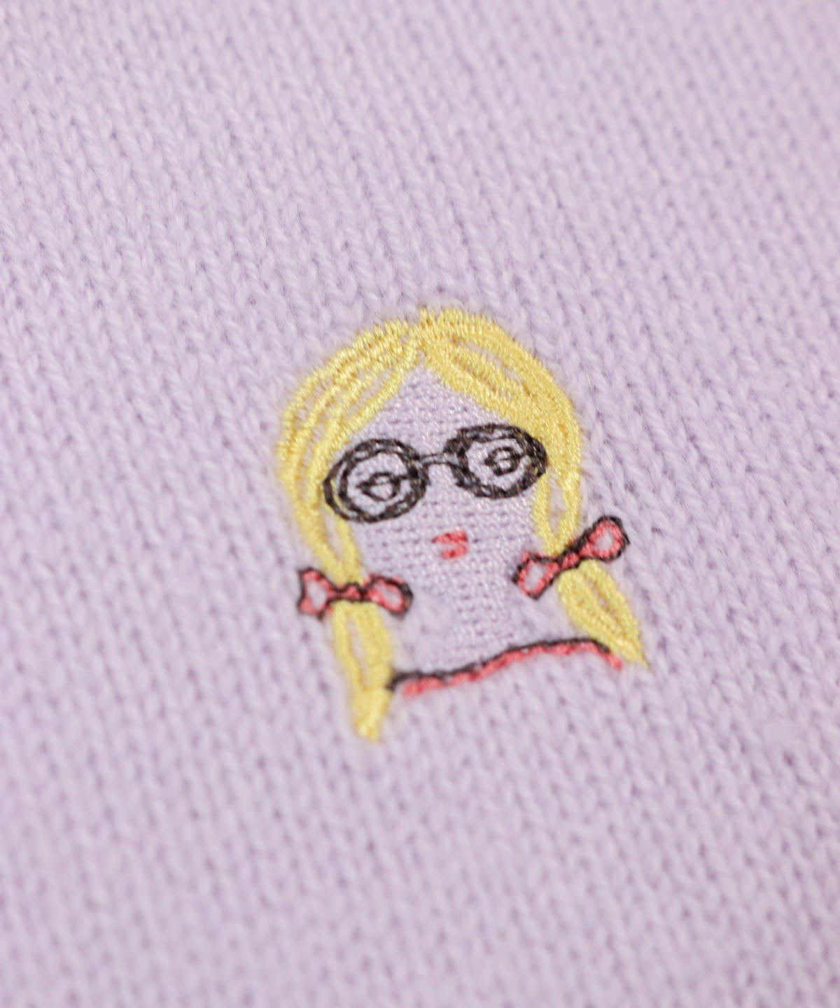 刺繍（ライトパープル）