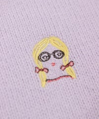 刺繍（ライトパープル）