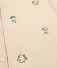 刺繡（ベージュ）