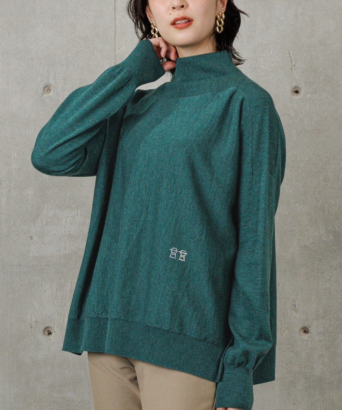 モデル着用画像(グリーン)