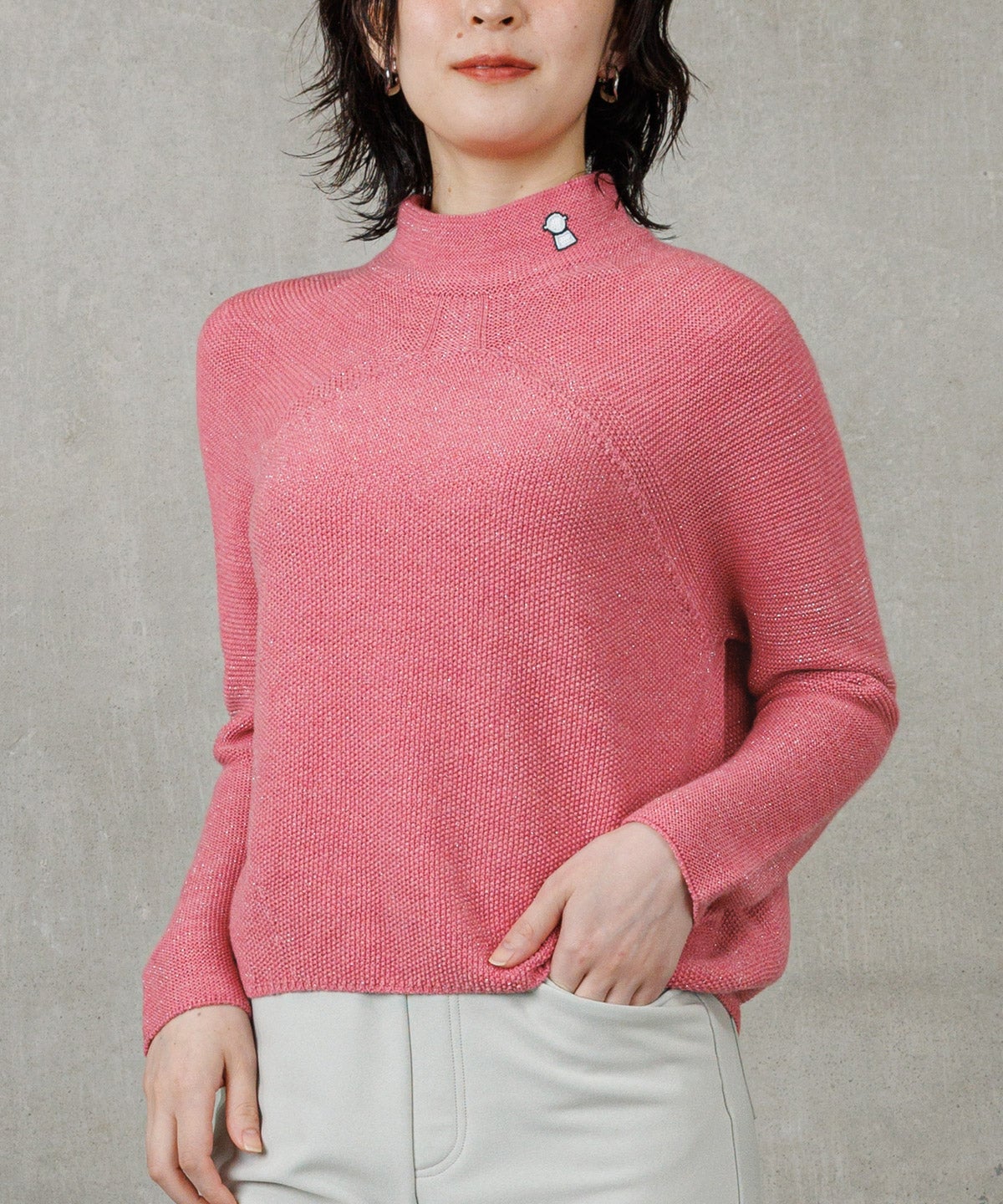モデル着用画像（ピンク)