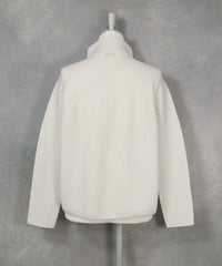 ピコモチーフホールガーメントニット（ホワイト）バック