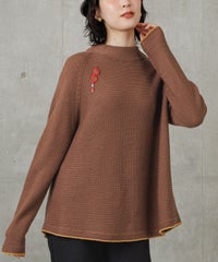 モデル着用画像（ブラウン)